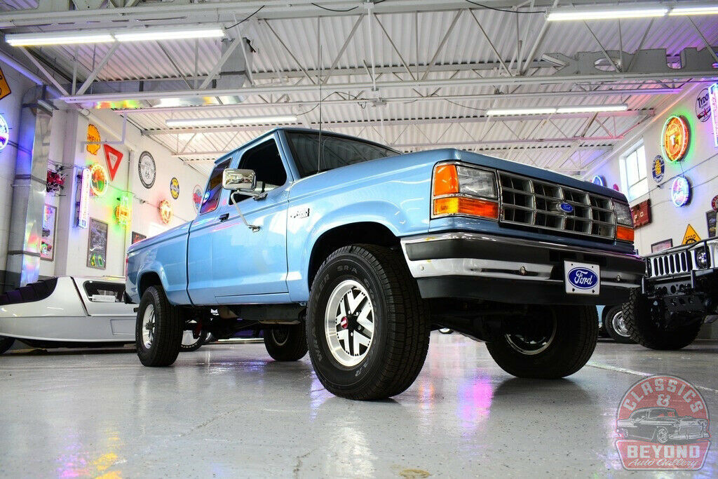 1989 Blue Ford Ranger Pickup Truck