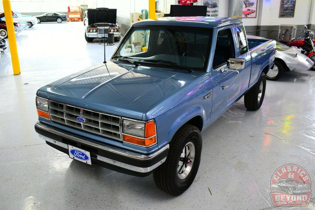 1989 Blue Ford Ranger Pickup Truck