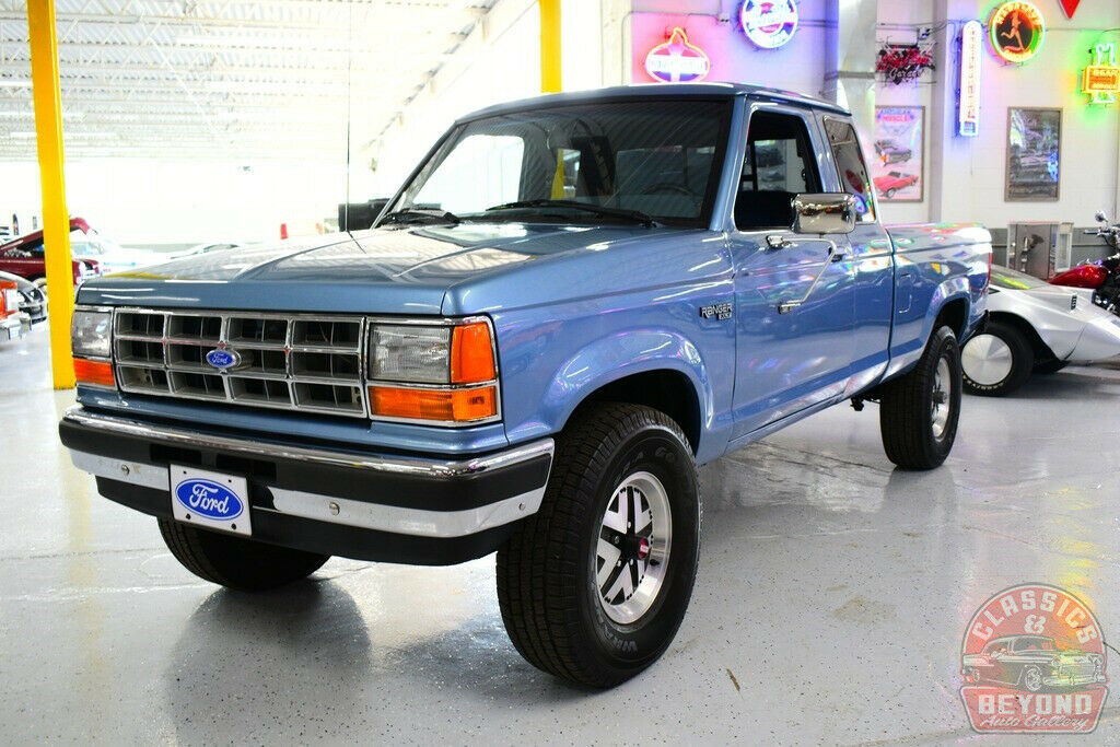 1989 Blue Ford Ranger Pickup Truck