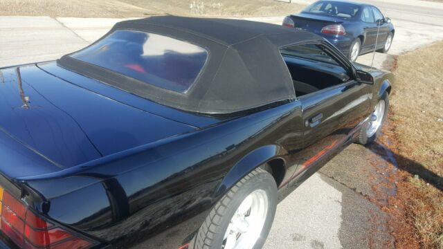 1989 Black Chevrolet Camaro Convertible