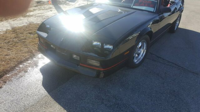 1989 Black Chevrolet Camaro Convertible