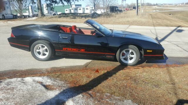 1989 Black Chevrolet Camaro Convertible