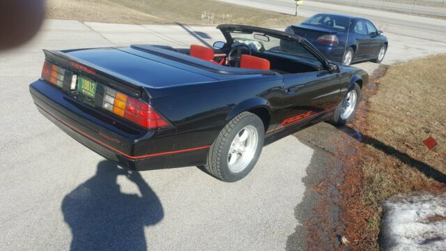 1989 Black Chevrolet Camaro Convertible