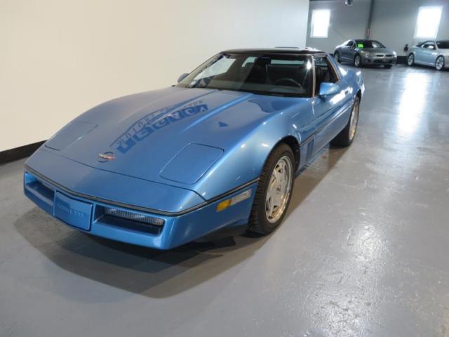 1989 Blue Chevrolet Corvette --