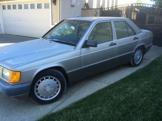 1990 Tan Mercedes-Benz E-Class Sedan