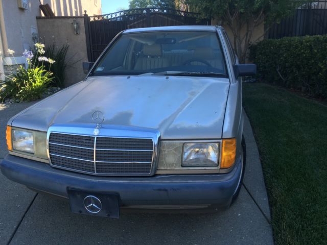 1990 Tan Mercedes-Benz E-Class Sedan