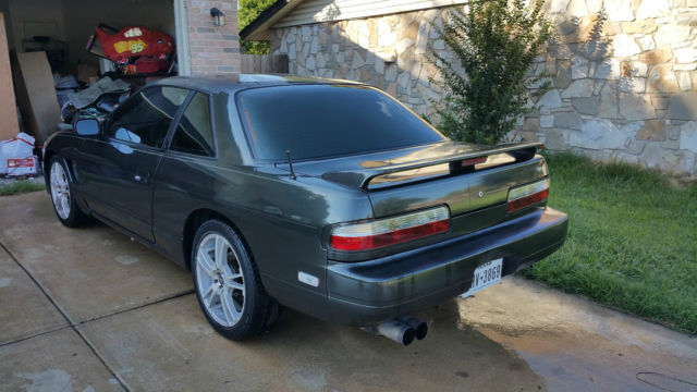 1990 gray Nissan 240SX coupe
