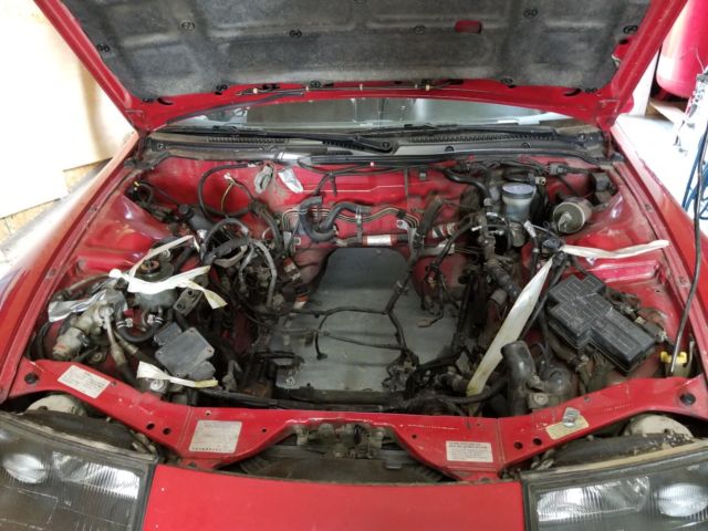 1990 Red Nissan 300ZX Coupe