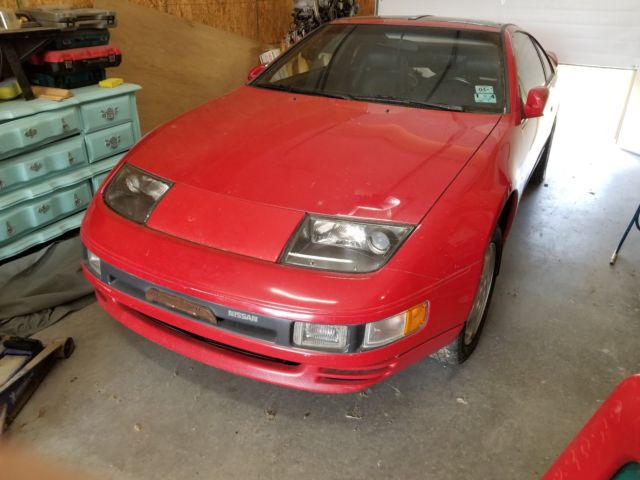 1990 Red Nissan 300ZX Coupe