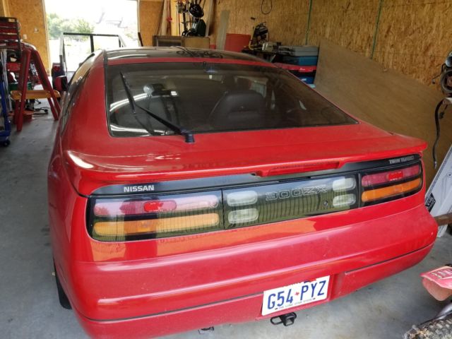 1990 Red Nissan 300ZX Coupe