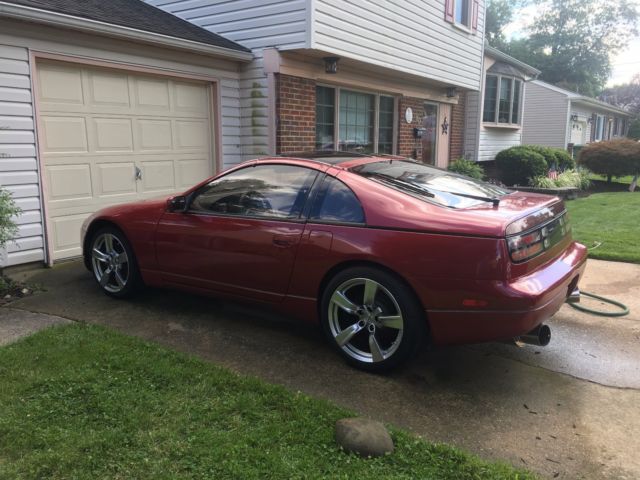 1990 Burgundy Nissan 300ZX Coupe