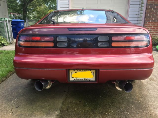 1990 Burgundy Nissan 300ZX Coupe