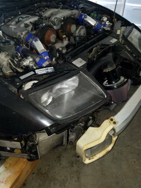 1990 Black Nissan 300ZX Coupe