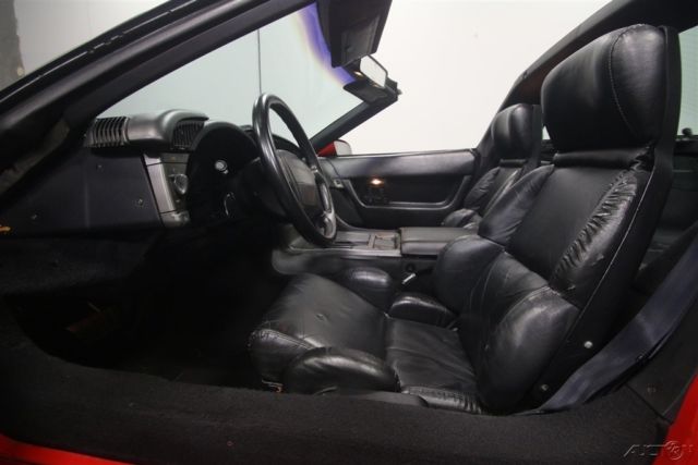 1990 Red Chevrolet Corvette
