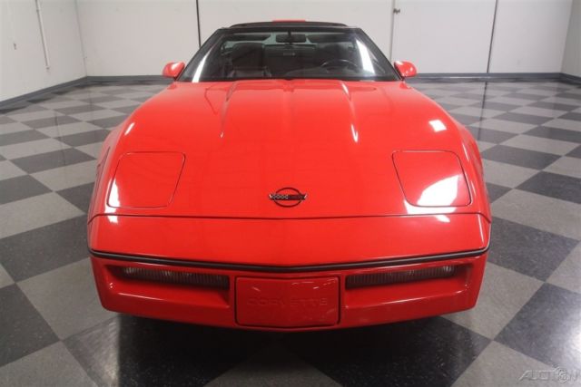 1990 Red Chevrolet Corvette