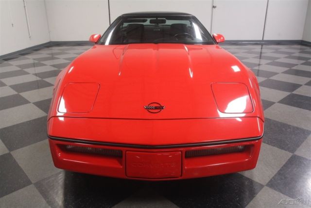 1990 Red Chevrolet Corvette