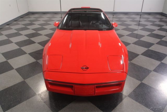 1990 Red Chevrolet Corvette