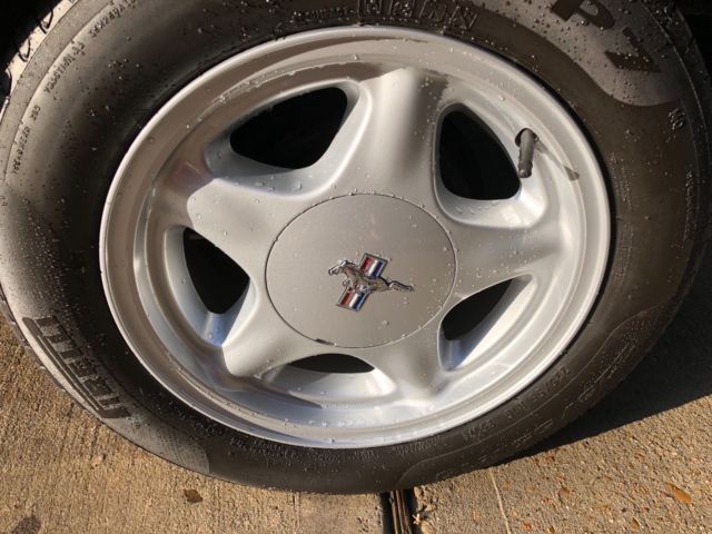 1990 Green Ford Mustang Convertible