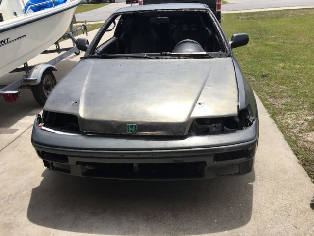 1990 Black Honda CRX Hatchback