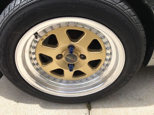 1990 Black Honda CRX Hatchback