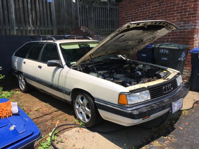 1990 White Audi Other Wagon