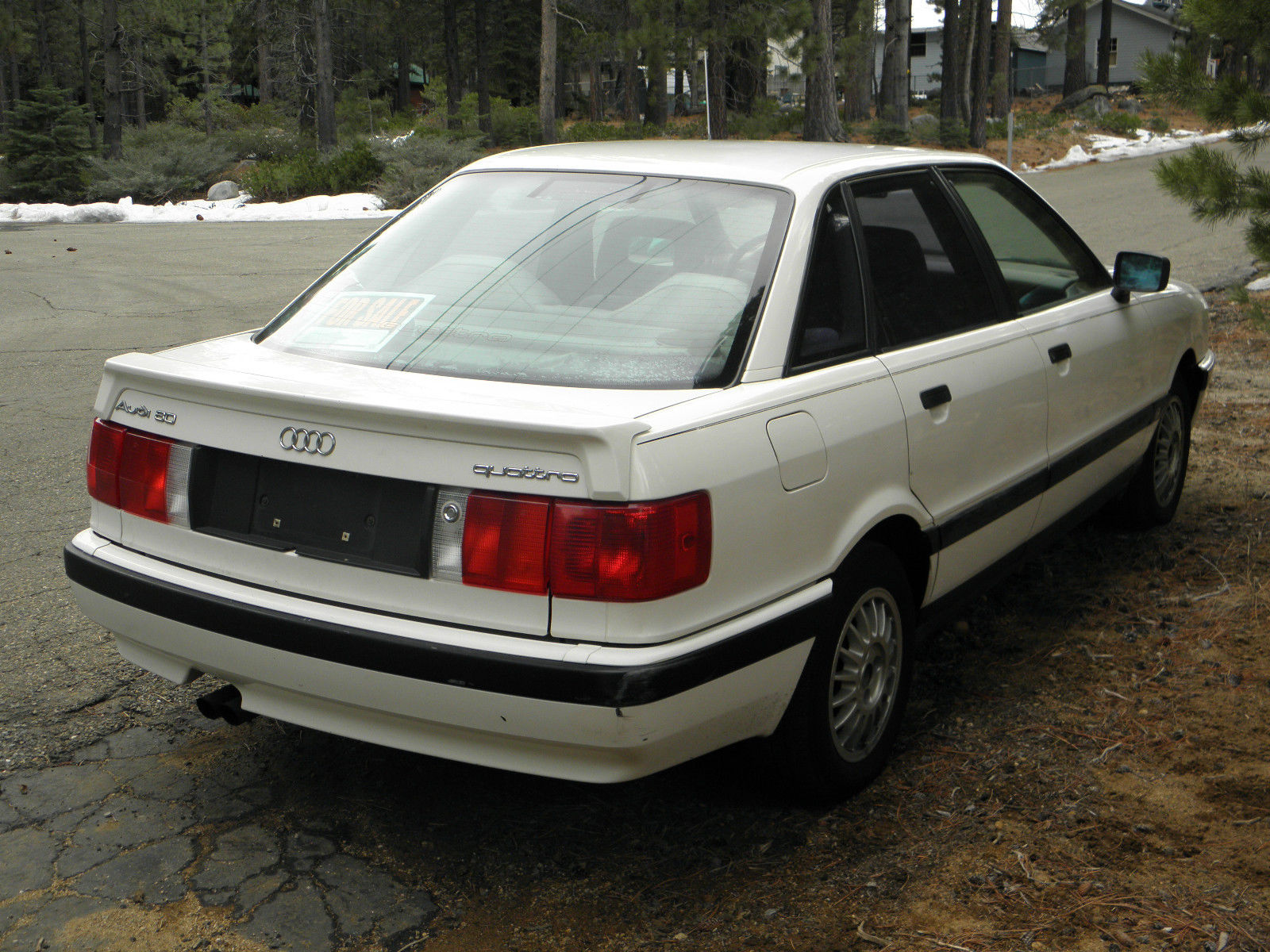 1990 Audi 80 Quattro 5 speed. Cloth interior. Remarkable shape. Runs great. for sale in South ...