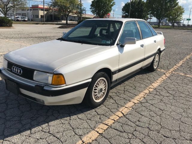 1990 White Audi 90 Sedan