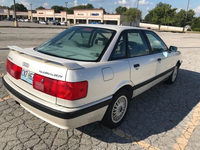 1990 White Audi 90 Sedan