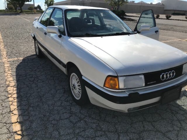 1990 White Audi 90 Sedan
