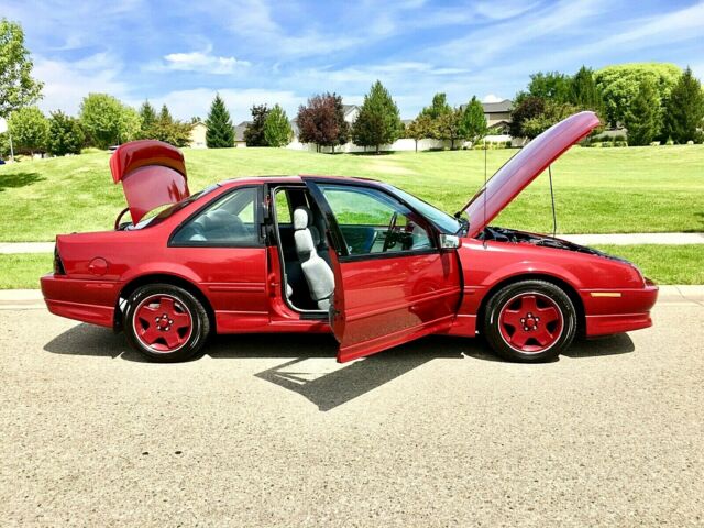 1990 Red Chevrolet Beretta Coupe