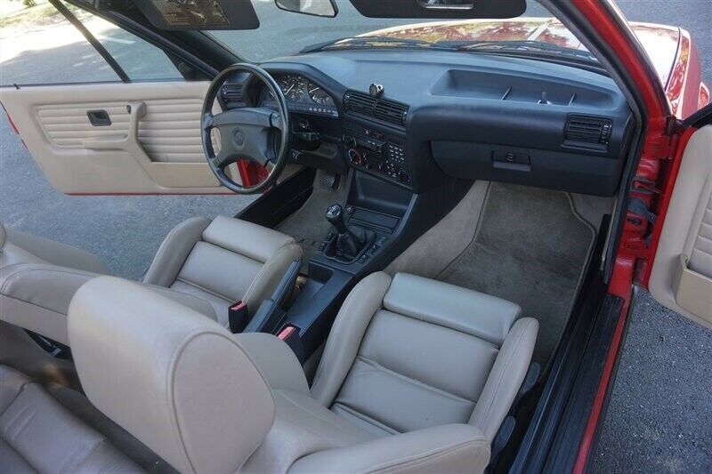 1990 Red BMW 3-Series --