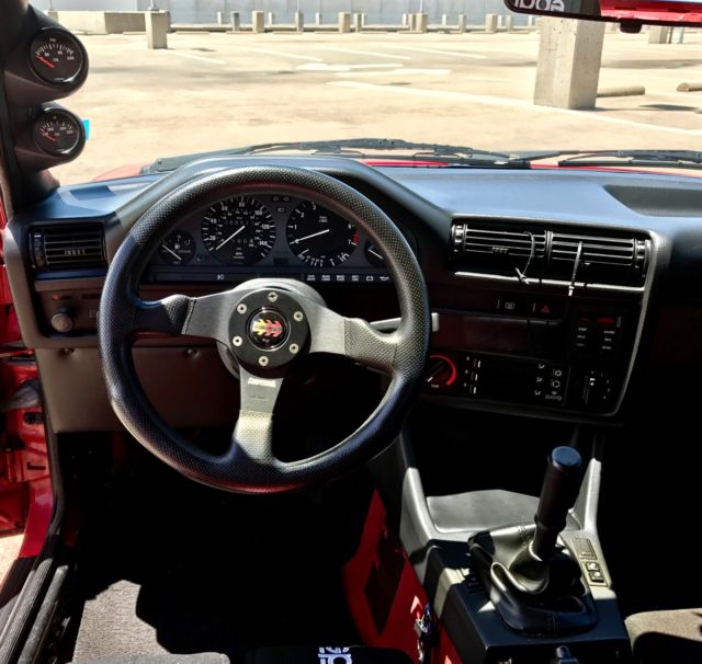 1990 Red BMW 3-Series Coupe
