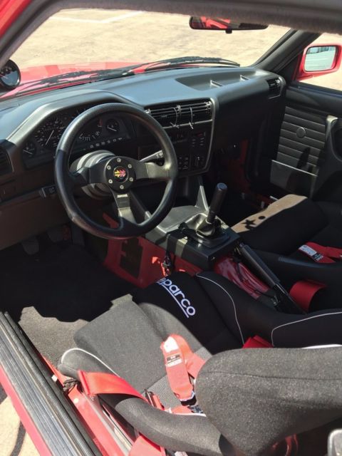 1990 Red BMW 3-Series Coupe