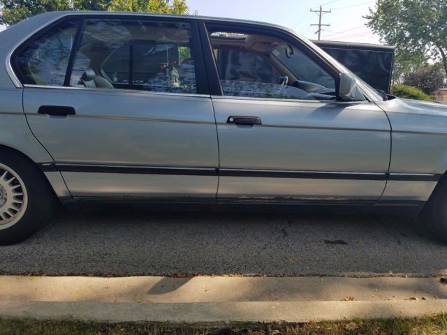 1990 Blue BMW 7-Series
