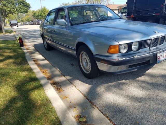 1990 Blue BMW 7-Series
