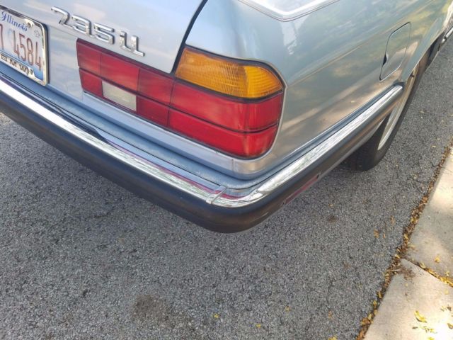 1990 Blue BMW 7-Series