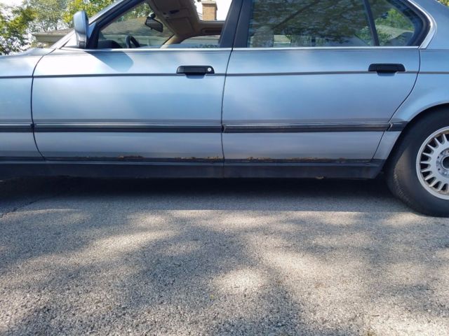 1990 Blue BMW 7-Series