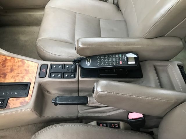 1990 Black BMW 7-Series Sedan