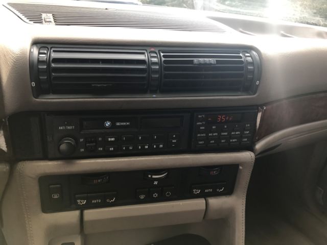 1990 Black BMW 7-Series Sedan