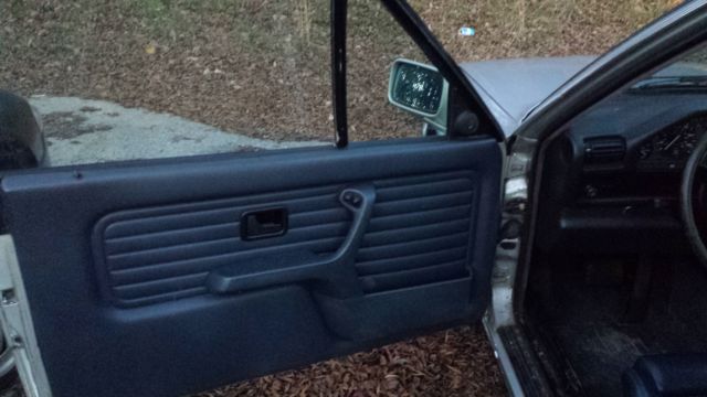 1990 Silver BMW 3-Series Convertible