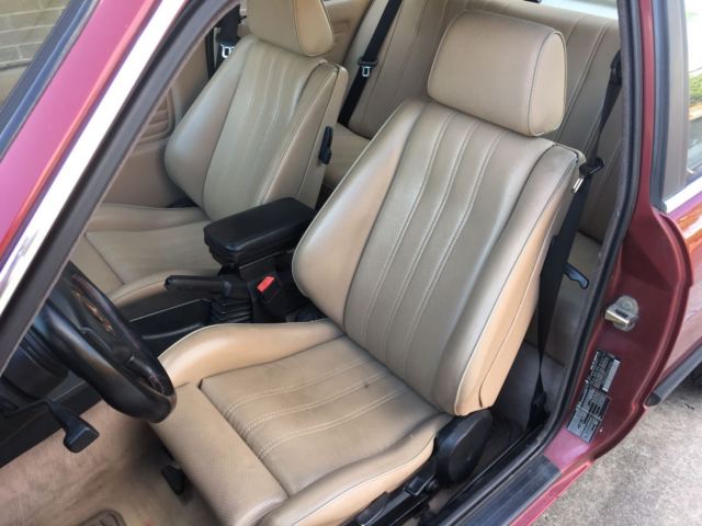 1990 Burgundy BMW 3-Series Coupe