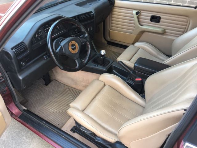 1990 Burgundy BMW 3-Series Coupe