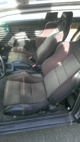 1990 Black BMW 3-Series Convertible