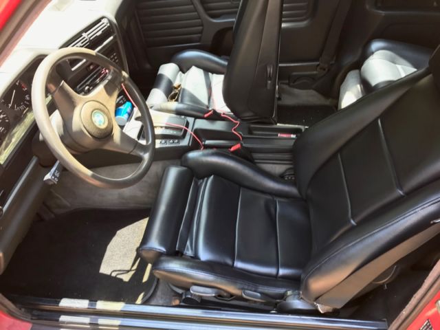 1990 Red BMW 3-Series Convertible