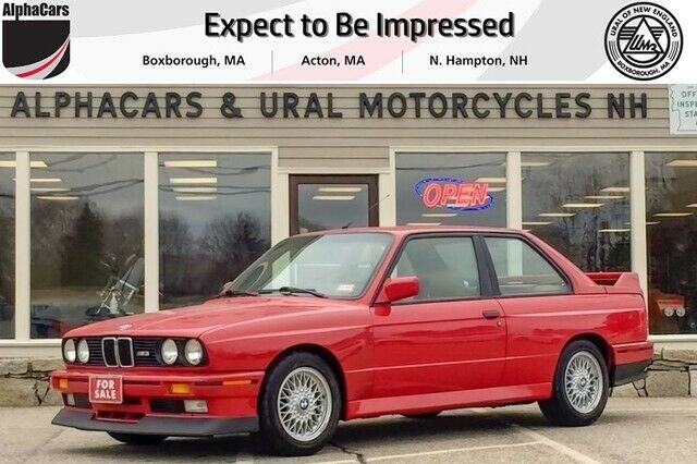 1990 Zinnoberrot BMW M3 Coupe