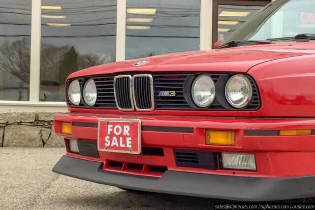 1990 Zinnoberrot BMW M3 Coupe