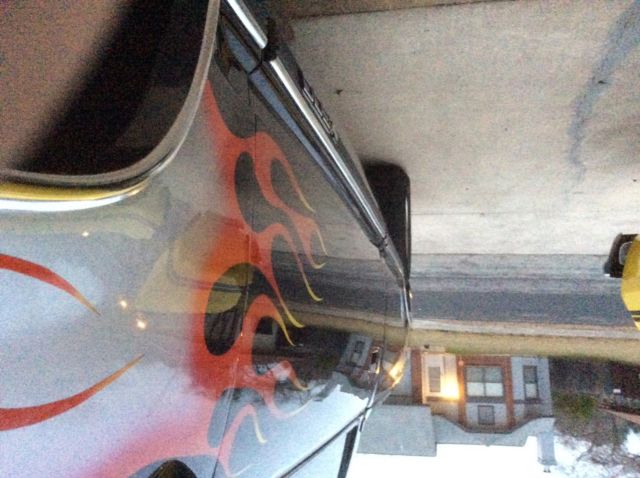 1990 Black/Flames Chevrolet C/K Pickup 1500 Cab & Chassis