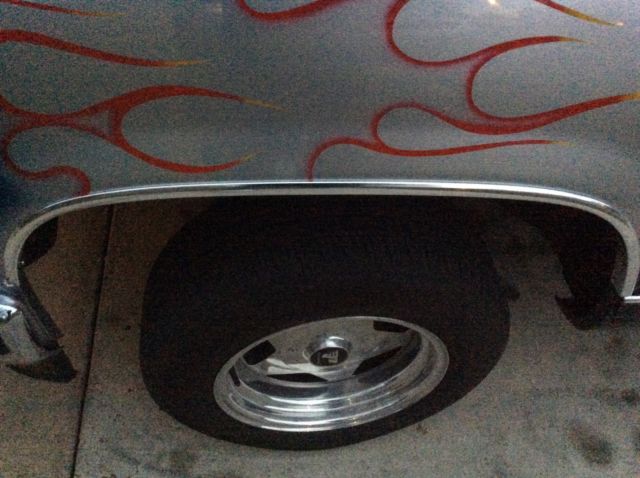 1990 Black/Flames Chevrolet C/K Pickup 1500 Cab & Chassis