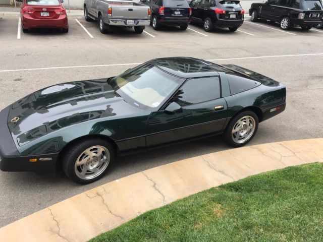 1990 Polo Green Metallic Chevrolet Corvette Coupe
