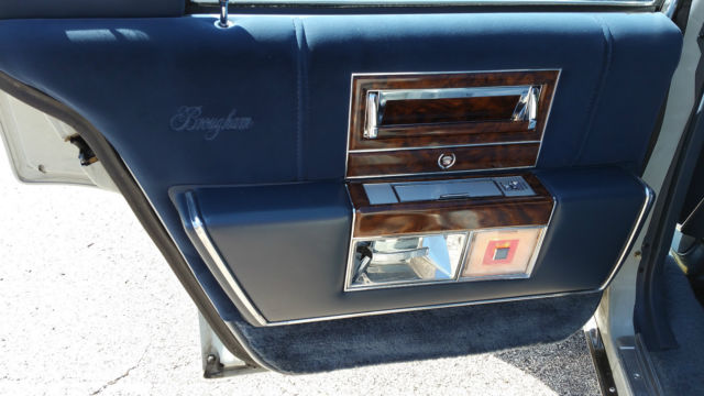 1990 White Cadillac Brougham